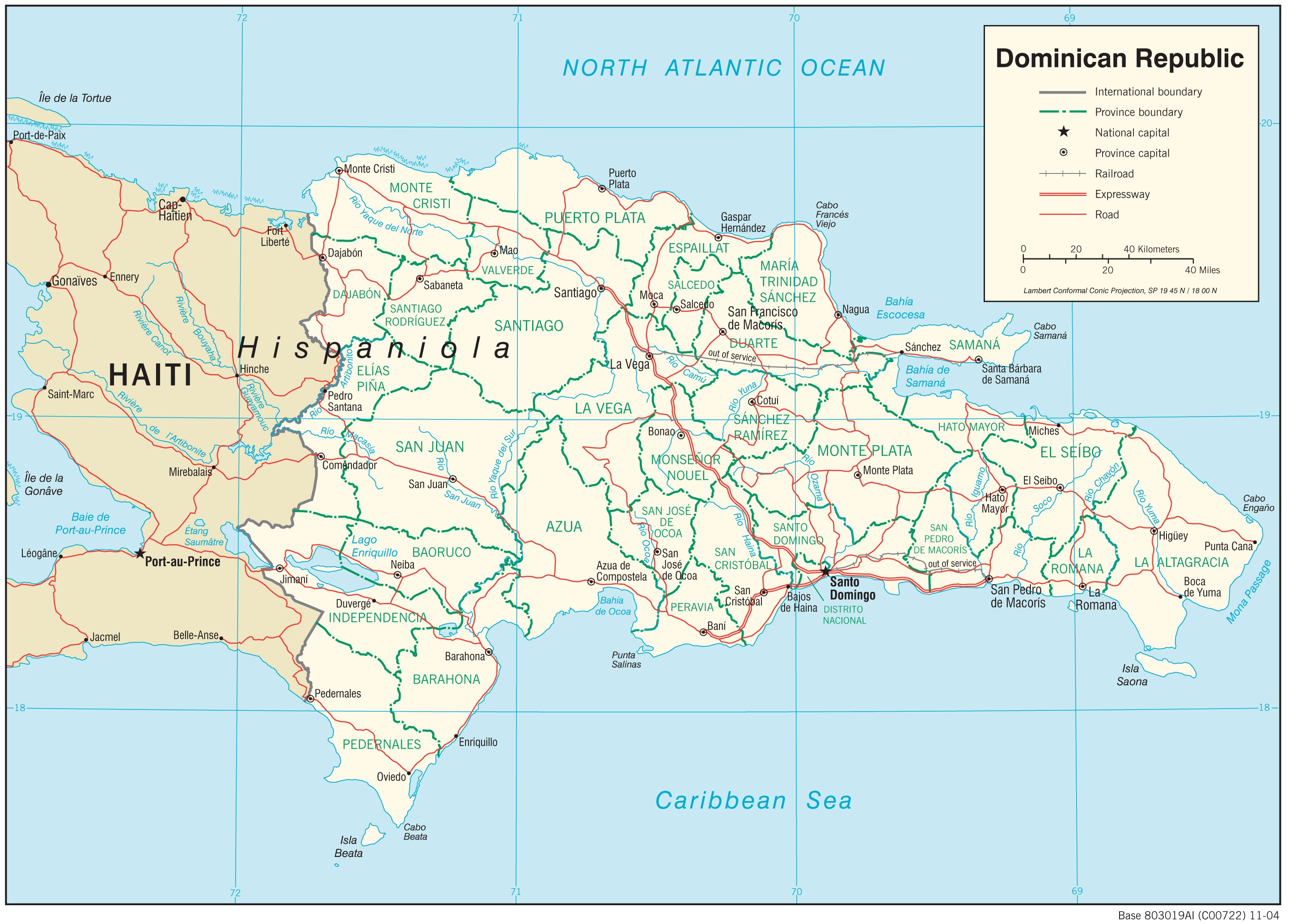 map Dominik Cumhuriyeti